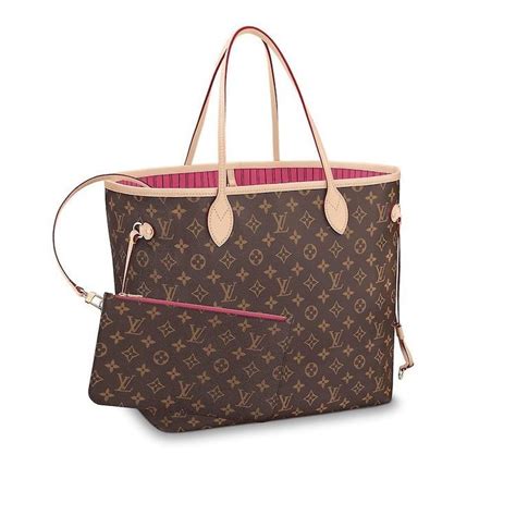 louis vuitton neverfull with pink lining|louis vuitton neverfull monogram tote.